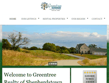 Tablet Screenshot of greentreerealty.com